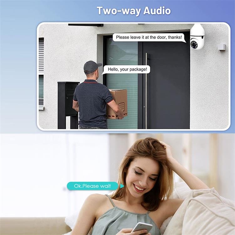EDAFA V380Pro 2MP CCTV wireless IP bulb camera wifi PTZ 1080P camera Webcam bulb house camera