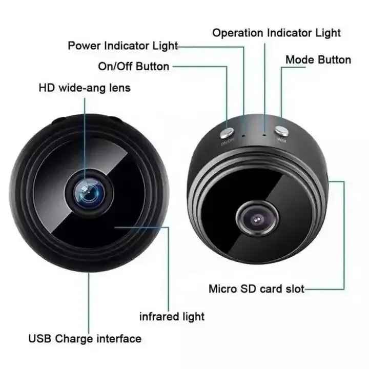 A9 HD Wifi Smart Monitor Surveillance Cameras Sensor Camcorder Web Video Home mini camera wireless wifi 1080p