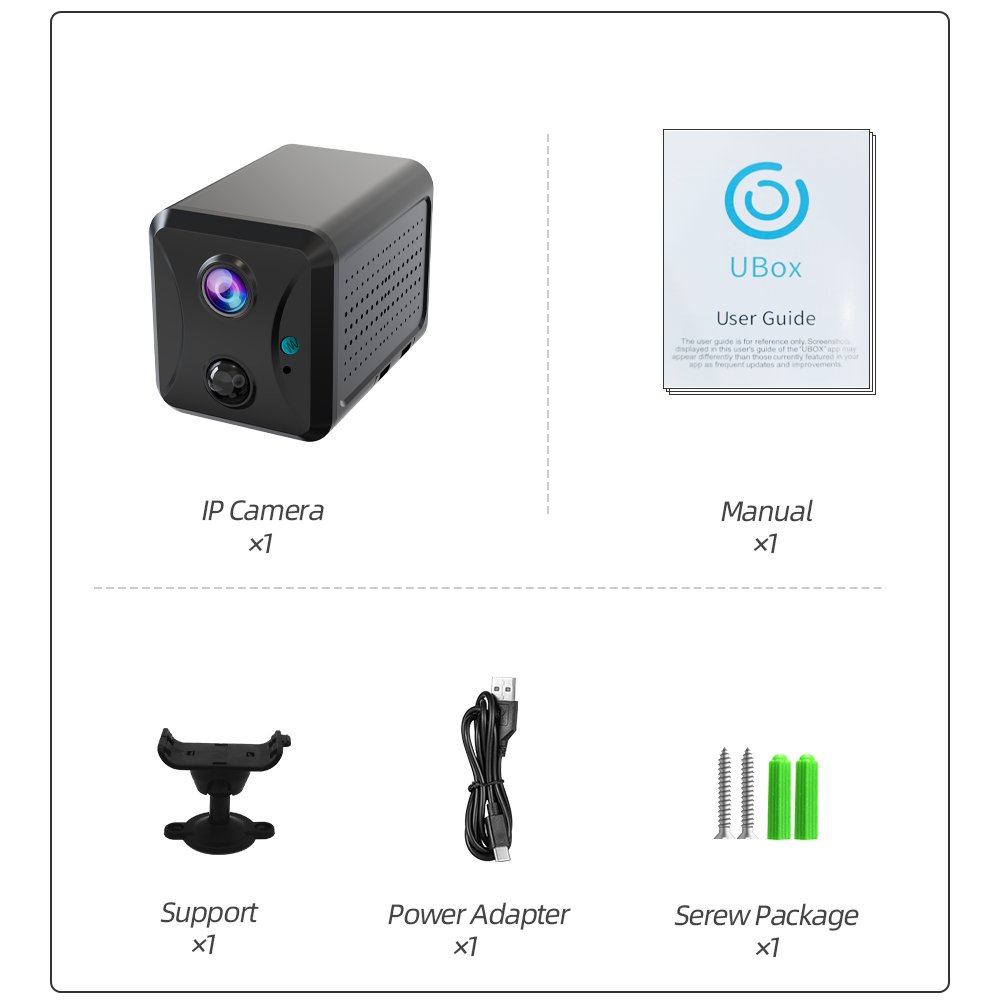 4G Mini battery camera Low power Two way talk PIR detection network camera portable wireless indoor camera