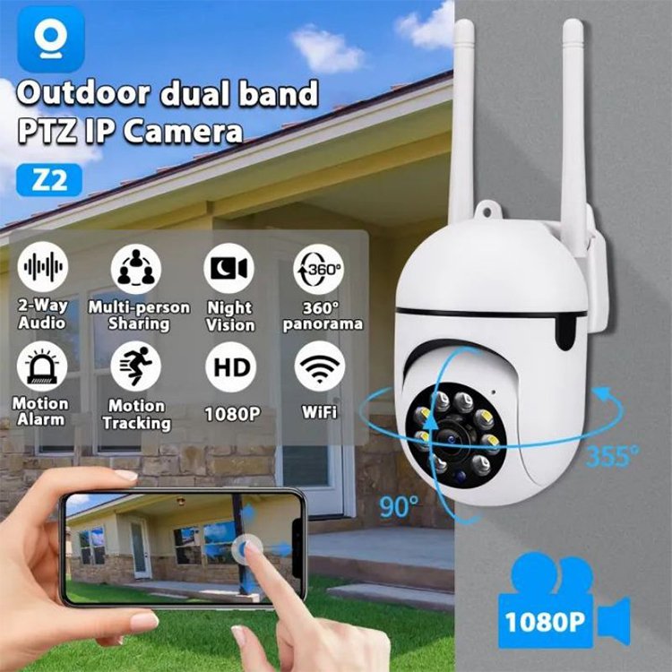 Smart Home Indoor 2mp Wifi Ip Camera Surveillance Security System Outdoor House Ptz Security Camera Wireless Mini Cctv Camera