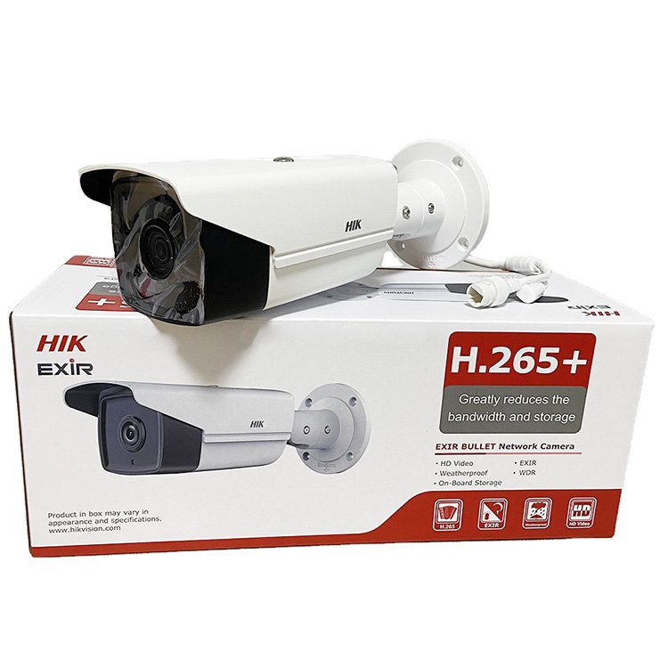 Hik OEM Vision 4K IP Camera DS-2CD2T83G2-2I/4I 8MP AcuSense Fixed Bullet Network Camera