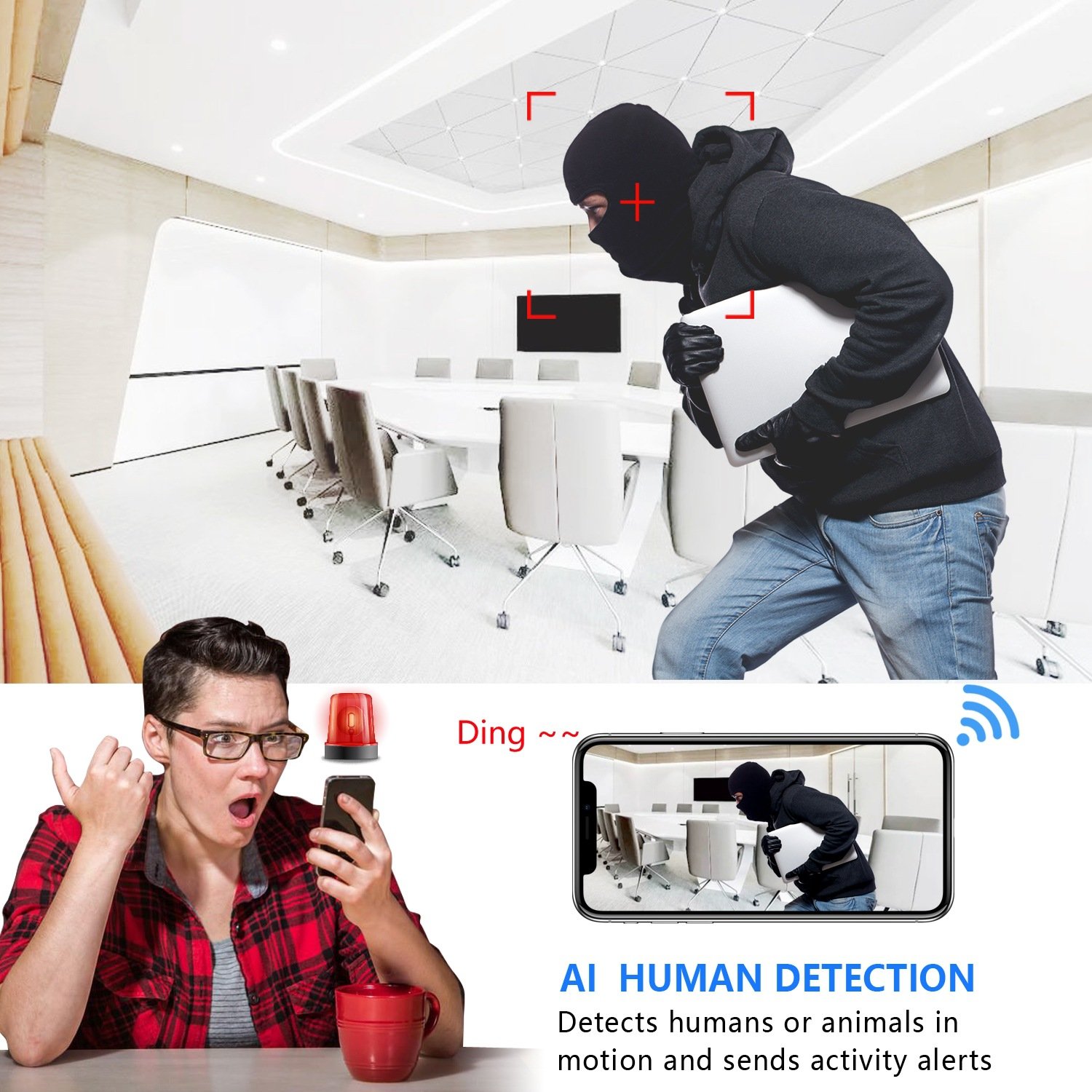 HD Smart Surveillance V380 Camara IP USB Small Camera WiFi USB Mini Camera P2P With Cloud Storage Home Indoor Mini Camera Wifi