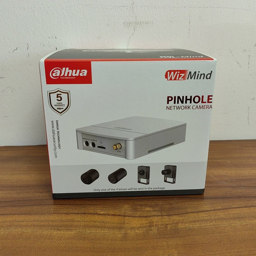 Ready Stock IPC-HUM8241E-E1-L3-S2 2MP Covert Pinhole WizMind Network Camera-KIT Starlight hidden camera