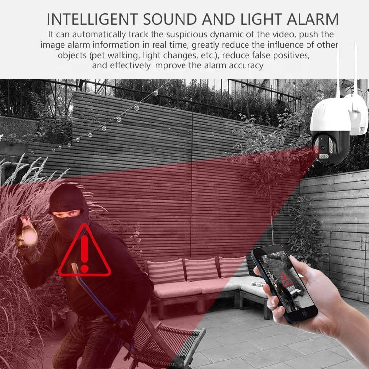 Factory OEM Security Camera Wireless Solar Power Network Camera Full-Color H.265 Poe Cctv Camera