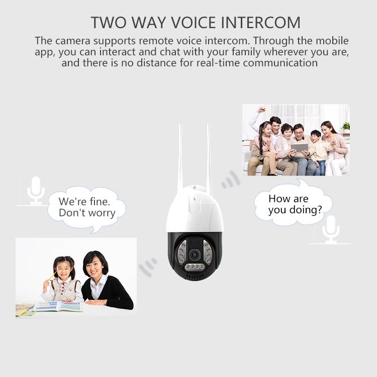 Factory OEM Security Camera Wireless Solar Power Network Camera Full-Color H.265 Poe Cctv Camera