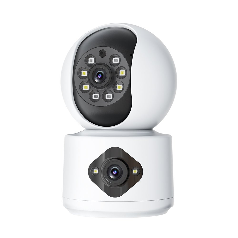 Y 4MP Home Security Two-Way Audio WiFi CCTV Camera 2MP Dual Lens 360 Panoramic P2P Wireless Baby Dog Monitor Analog Camera