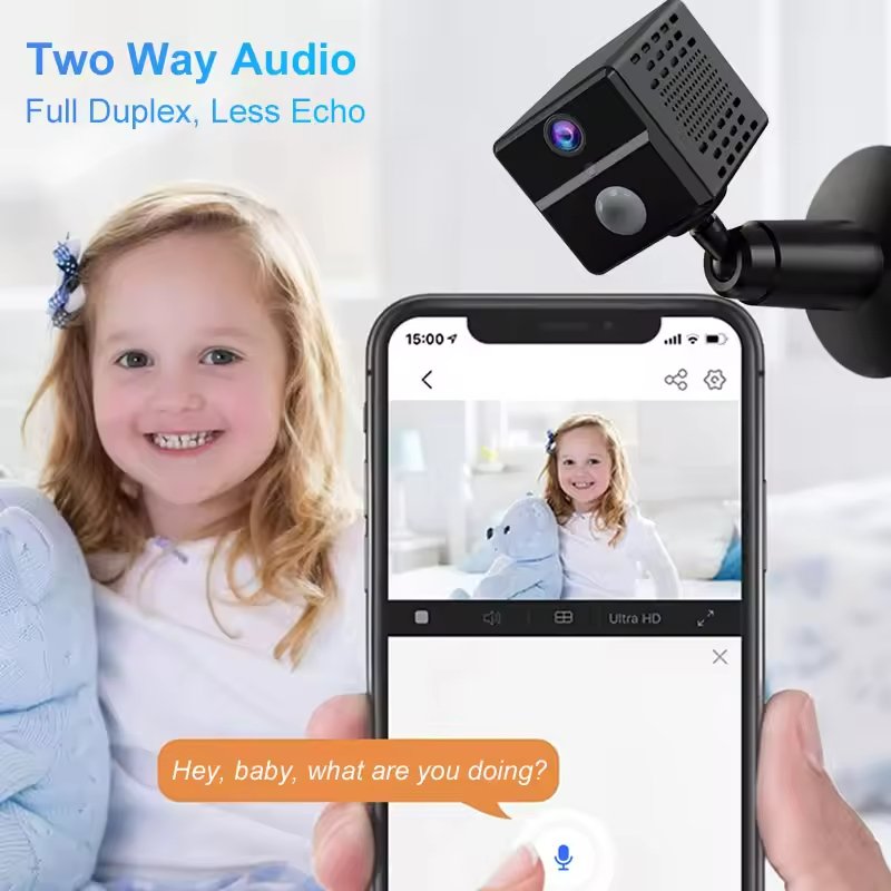 Smart online wifi video recorder mobile connect wireless ip car home cctv security network mini camera