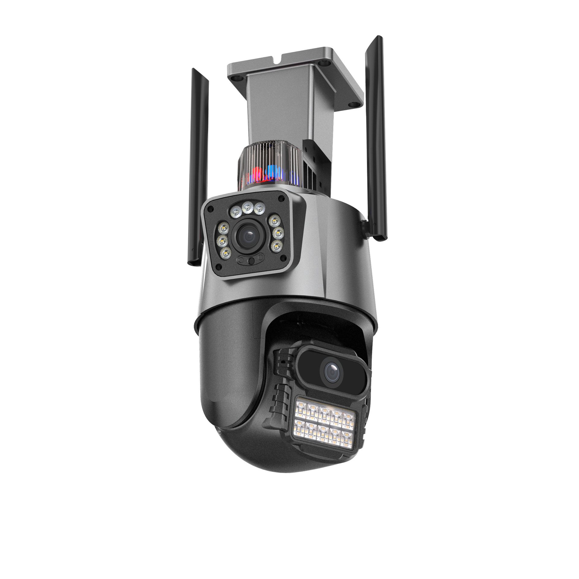 6Mp Dual Lens Ptz Outdoor 2-Way Audio Smart Home AI Tracking Motion Detection Security Camera