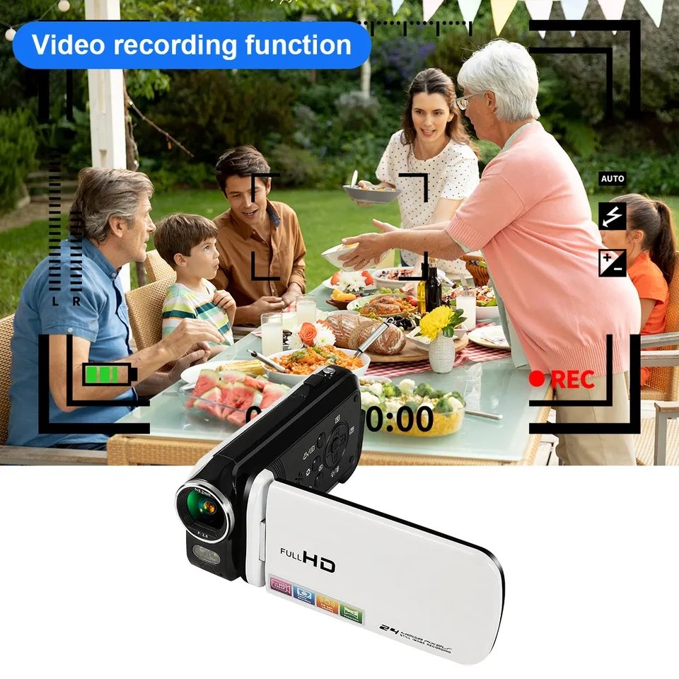 Mini Dv Hd Recorder Portable Camcorder Professional 4K Video Camera