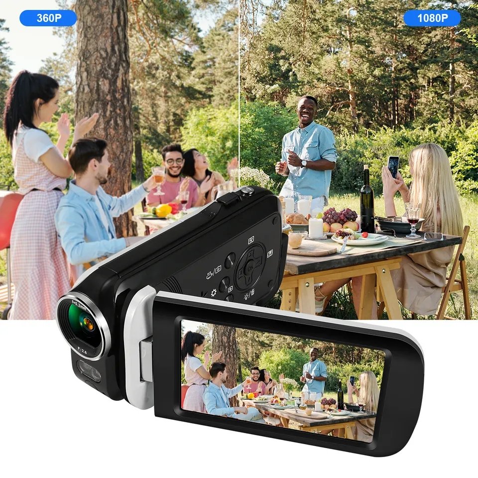 Mini Dv Hd Recorder Portable Camcorder Professional 4K Video Camera