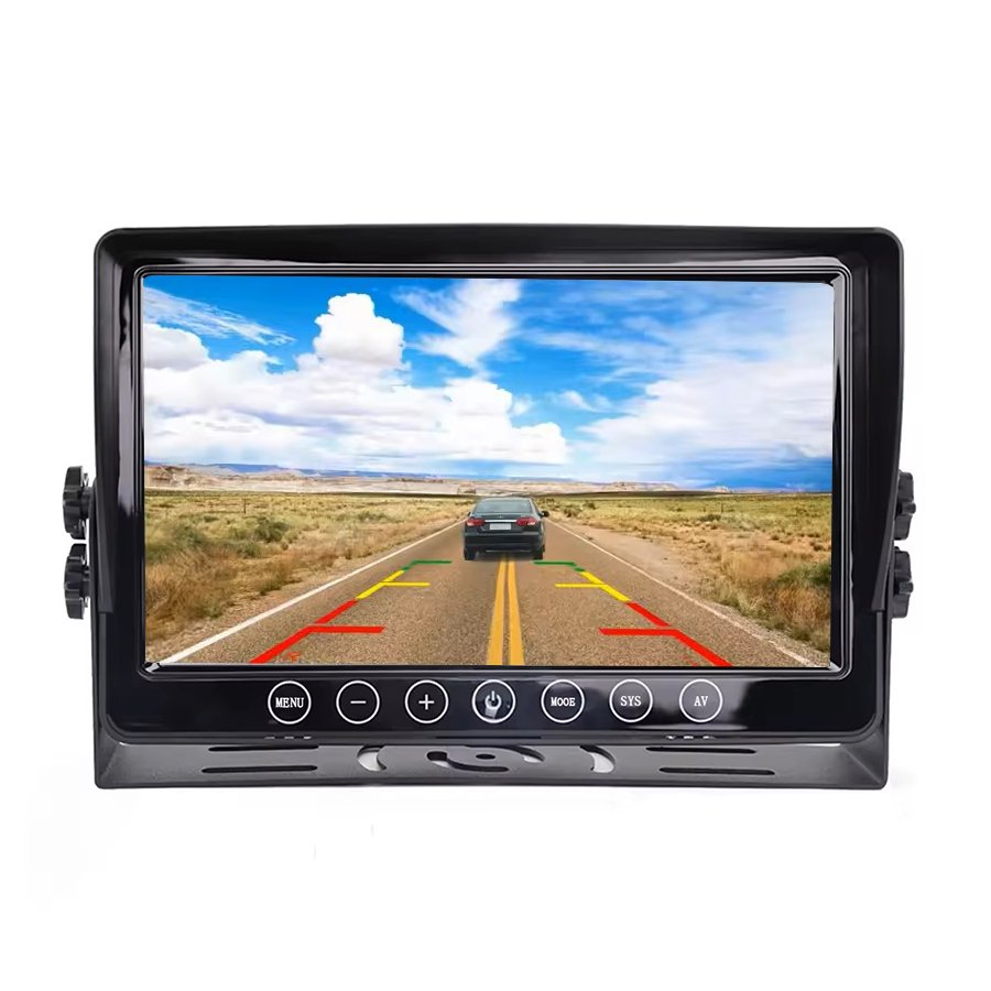 9 inch analogy Dashboard Heavy Duty Monitor for Agriculture Crane Truck 24V Rear View Monitor for car