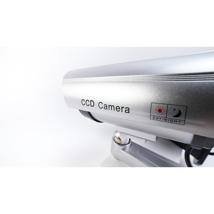 Bullet Dummy Surveillance Security CCTV Dome Camera Indoor Outdoor with 1 LED Light