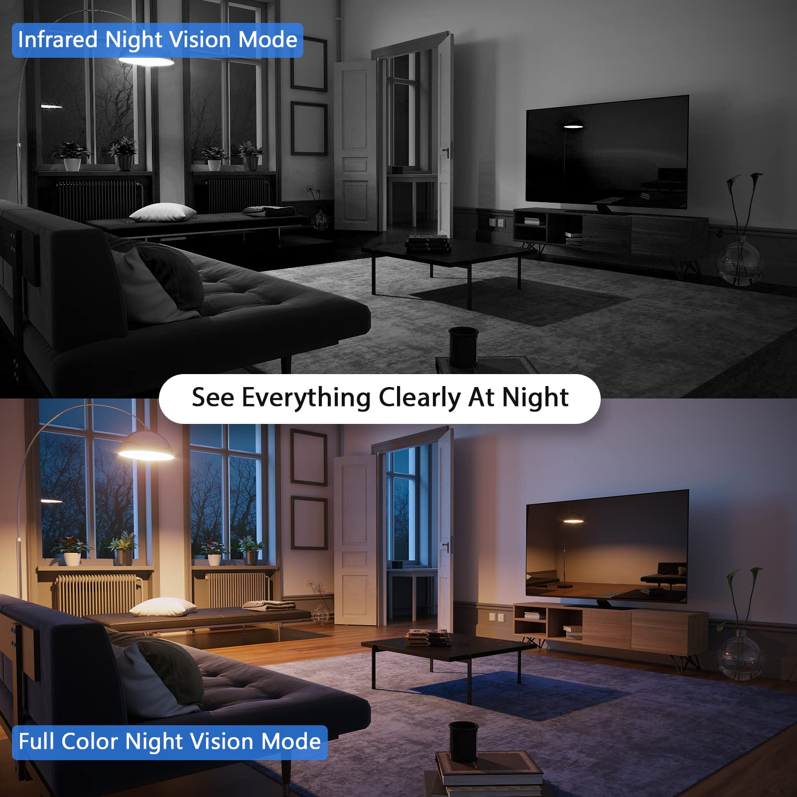 Ikevision ICSEE 1080P Wireless Bulb Camera with E27 Standard Port Home Security WIFI Lamp Camera