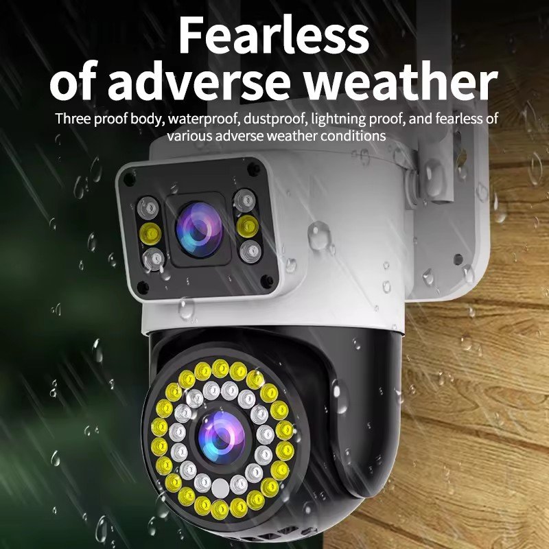 WIFI 4MP Smart Wifi PTZ camera Outdoor Detect Two Way Audio H.265 Home CCTV monitor IP Network Camera