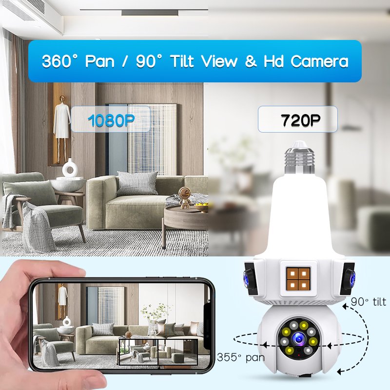 Smart Home Wireless Wifi Cameras De Seguridad Cctv Baby Monitor Mini cctv Camera IR Night Vision Network Security IP camera