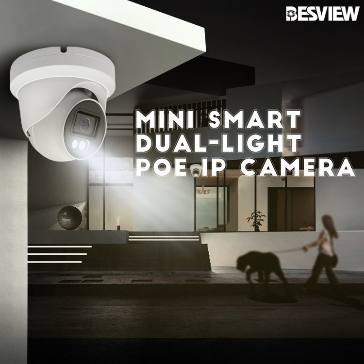 Colorvu 2MP/5MP/8MP Motion Detection Indoor POE IP Network Camera 3.6mm Fixed Lends Alarm I/O P2P Mini Security Camera