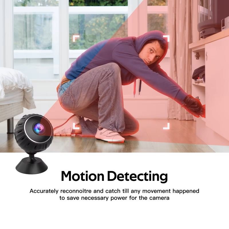 X10 HD Mini WiFi Camera with Night Vision Audio Magnetic Base Wireless Remote Monitoring Home Security Motion Alarm Small Camera