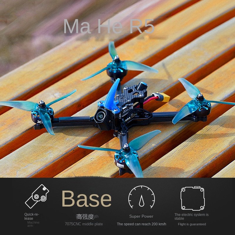 Iflight Mach R5 Hd 6s Fpv Race Drone Bnf With Caddx Polar Vista Digital Hd System / Blitz Whoop F7 55a Aio / Xing2 2506 1850kv
