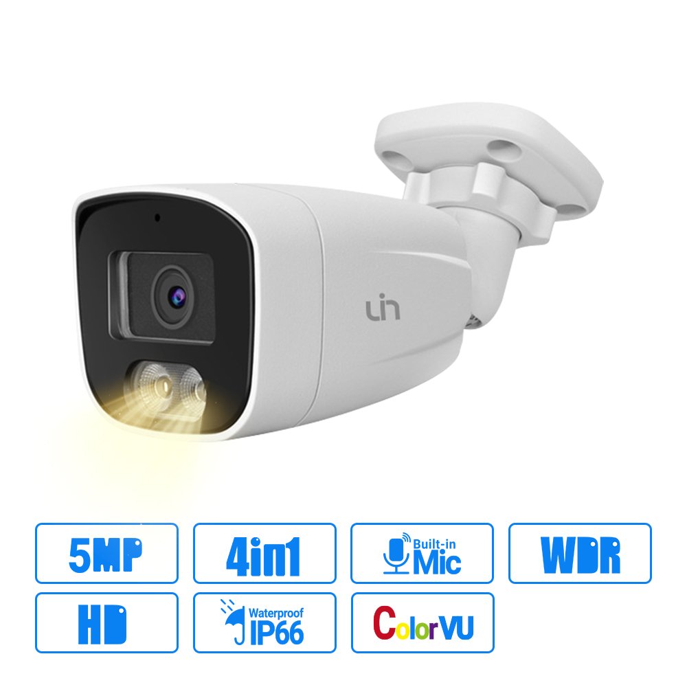 Hot selling 5MP Analog Camera 4-IN-1 Coaxial ColorVu Fixed Len Bullet Camera Surveillance System CCTV