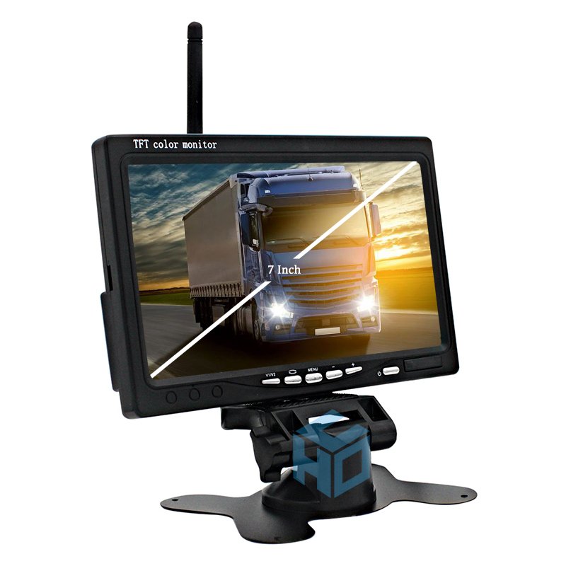 Outstanding Quality 7 inch analog signal wireless reversing image warning radar