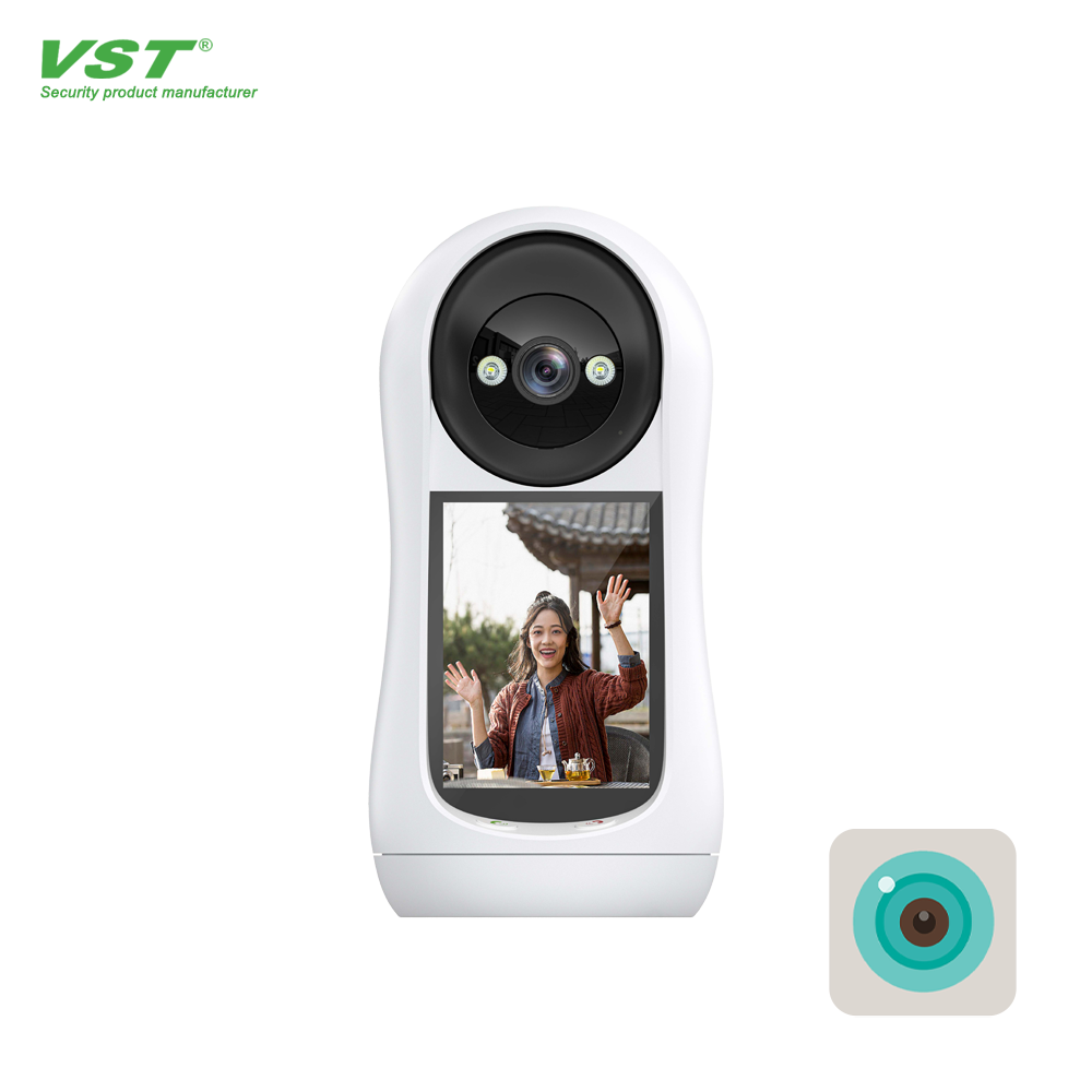 ICSEE 3MP Smart Cloud Indoor IP CCTV Network Camera with AI Video CMOS Sensor SD Card Visualization Two-Way Audio for Home Use