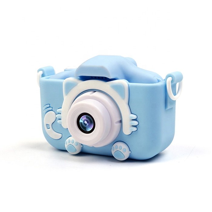 YMX CAX5S Mini Cute Pink Blue Black Inteligente Electronic Electric Kids Selfie Cartoon Toy Camera for Child Children