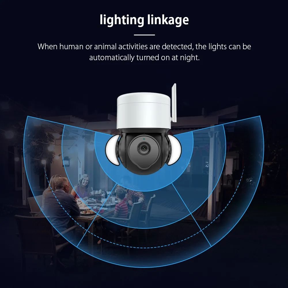 IP66 Waterproof 5MP 4K Outdoor Surveillance Tuya Smart Security Trail Camera PTZ Wireless Wifi Network Camera