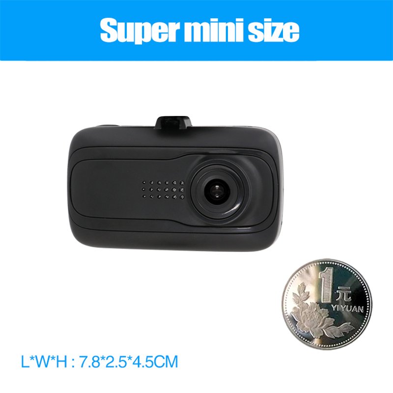 Promotion gift 1080p mini compact design 2.0 IPS inch car dashcam recorder