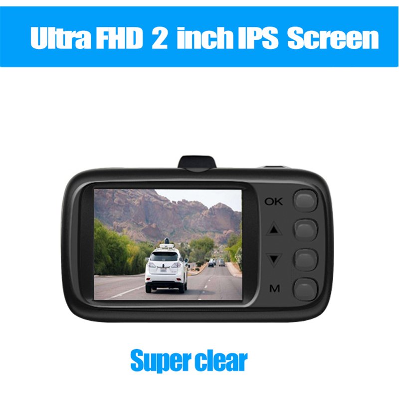 Promotion gift 1080p mini compact design 2.0 IPS inch car dashcam recorder