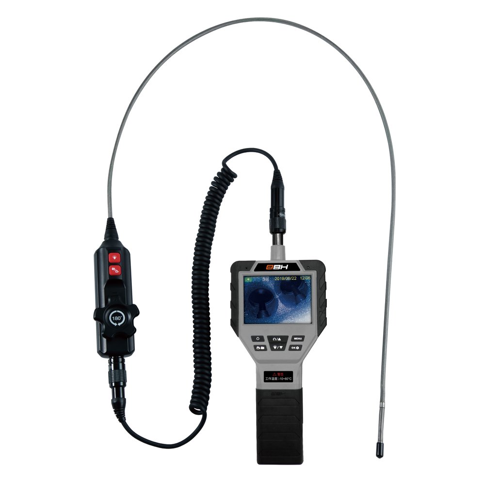 Advanced Vehicle tool high definition 6.0mm snake tube 2-way articulating industrial borescope camera automobile repair tool