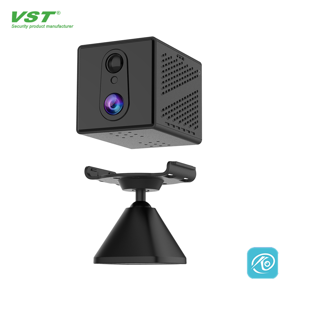 O-KAM Mini Camera 3MP Low Power WiFi Night Vision Wide Angle Two-Way Audio Built-In Mic Indoor Use Supports SD Card Cloud Data