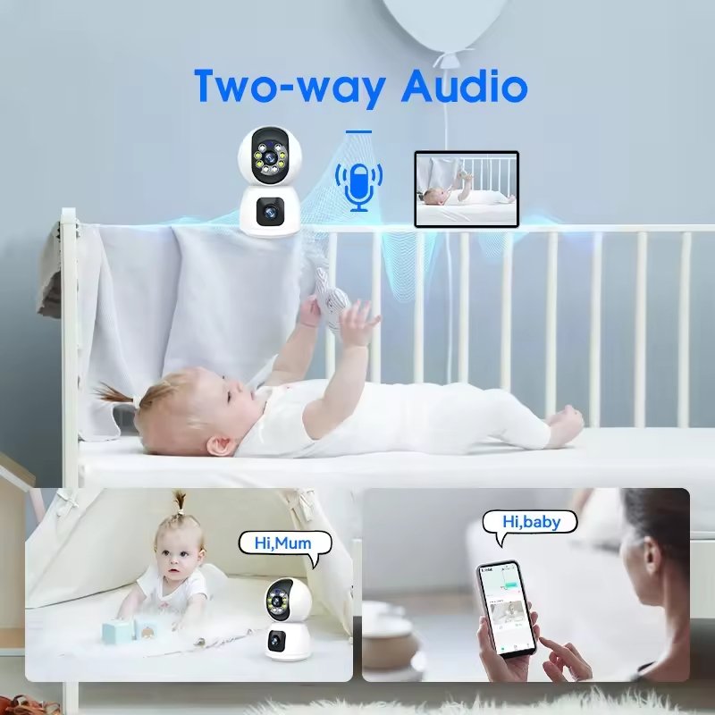 Anywii 1080p Network Camera Ip Real Time Two-way Video Calling Device Wifi Battery Home security Camera