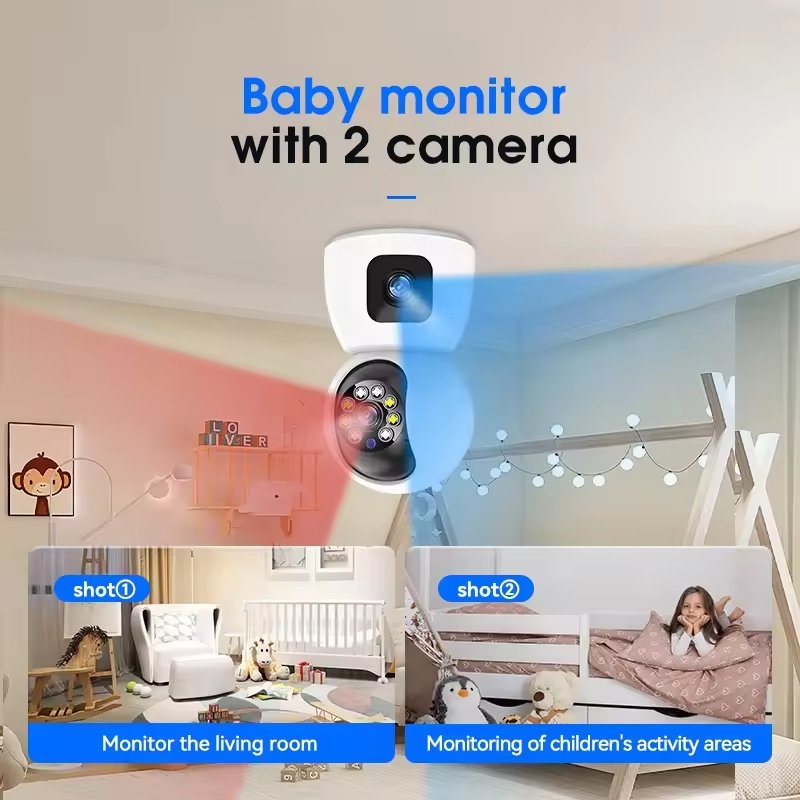 Anywii 1080p Network Camera Ip Real Time Two-way Video Calling Device Wifi Battery Home security Camera