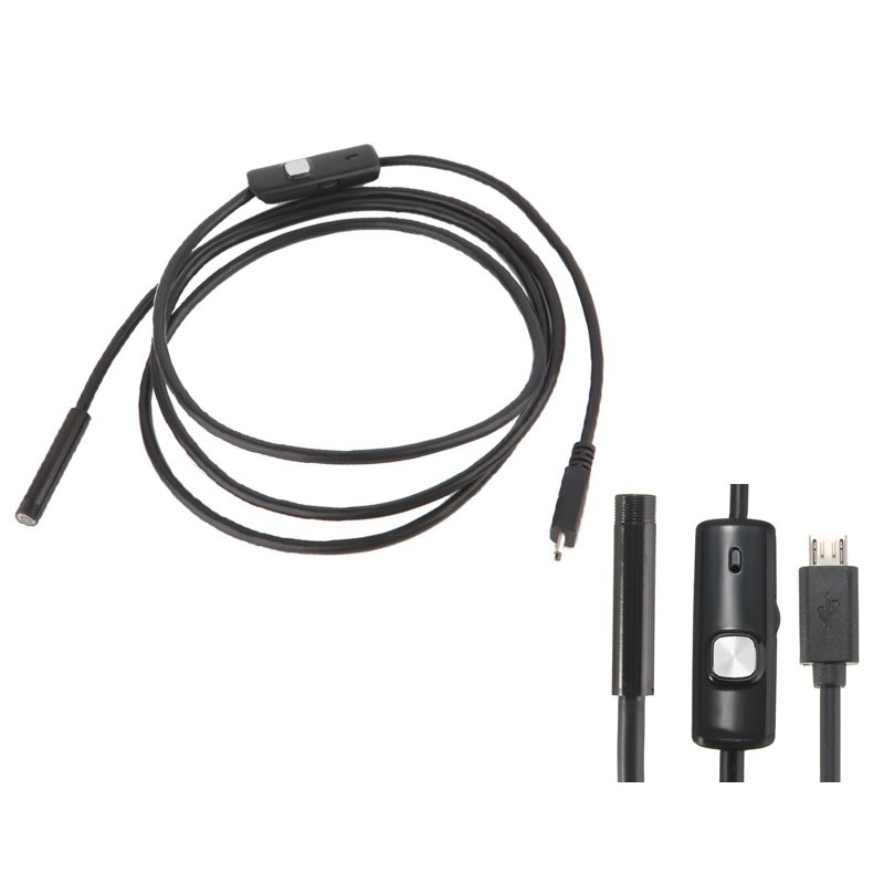 Hot sale hot sale 7mm AN97 mini camera 1m soft wire waterproof 3 in 1 industry endoscope camera Tube camera
