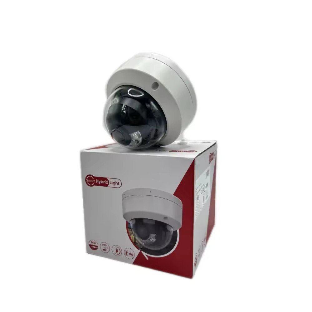 Fixed dome camera intelligent hybrid light network camera monitor metal waterproof camera