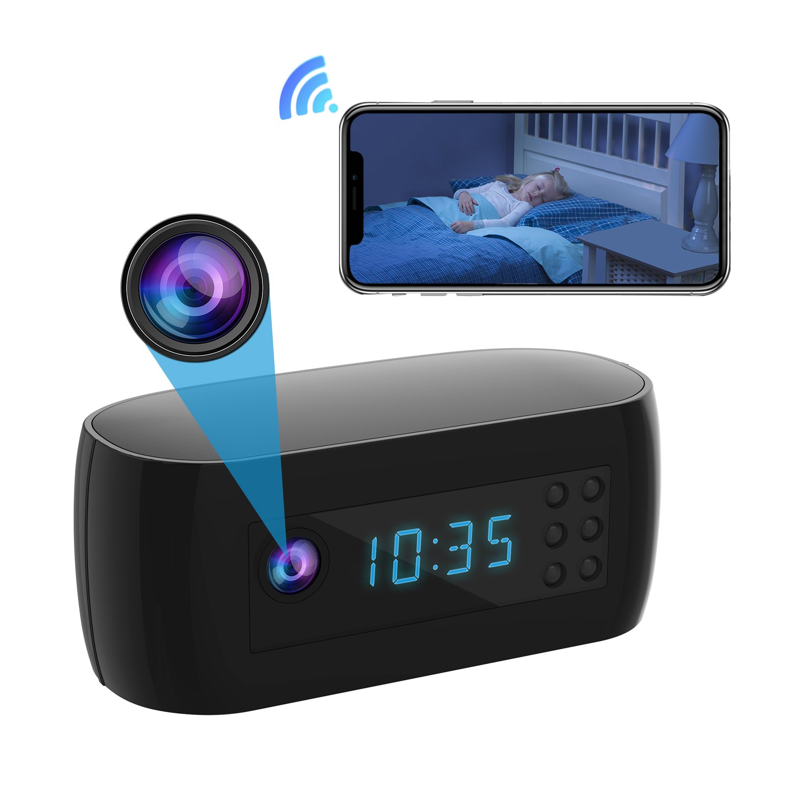 Factory Direct Sales 1080P Mini Camera Wireless Wifi Alarm Monitor Camera Support 256GB Card