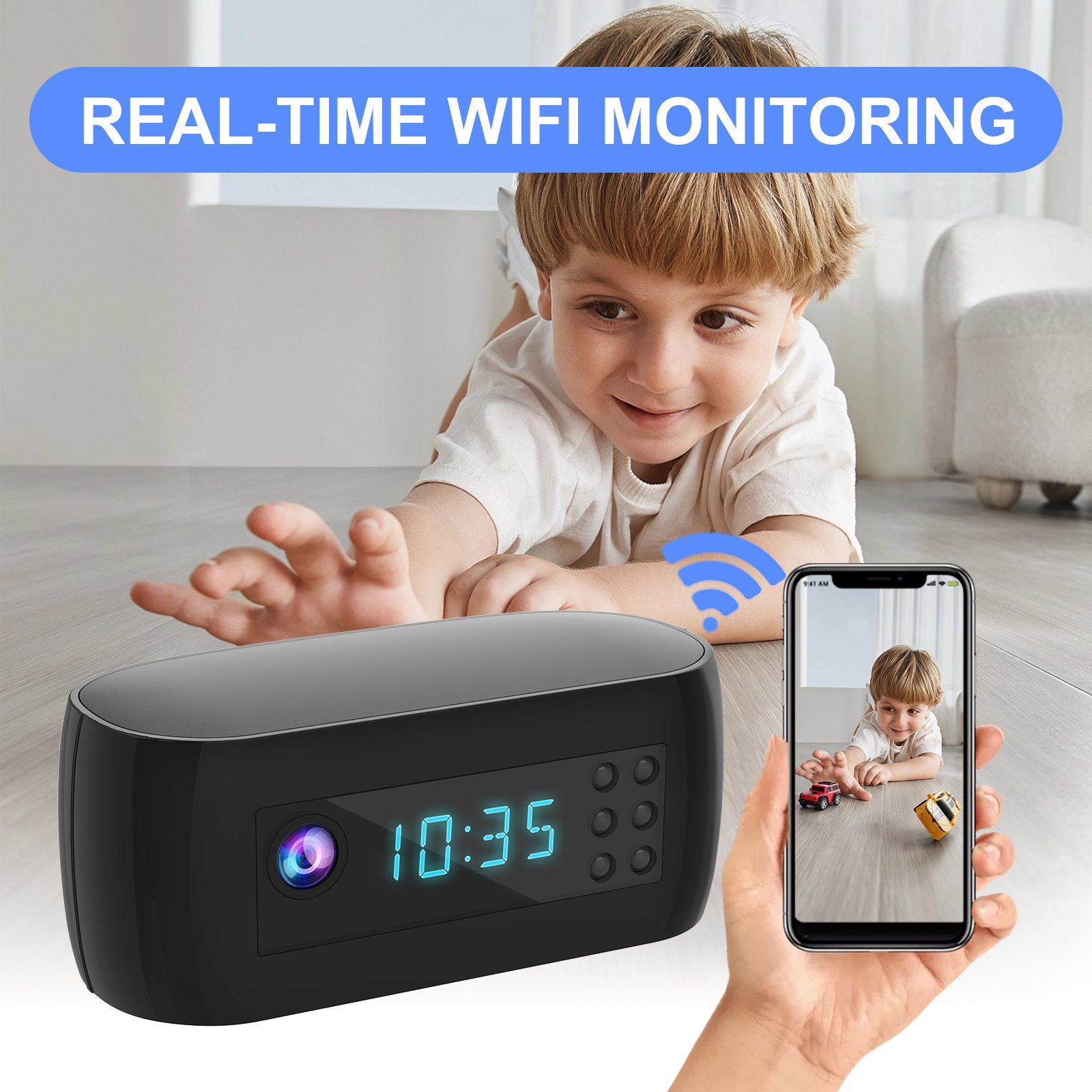 Factory Direct Sales 1080P Mini Camera Wireless Wifi Alarm Monitor Camera Support 256GB Card