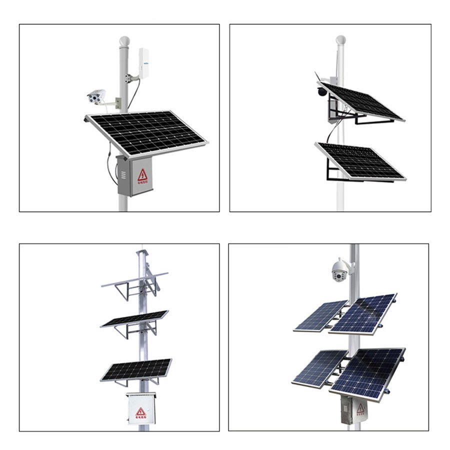 Wholesale Wireless cctv Security camera system Industrial grade 4g Wifi outdoor solar speed dome PTZ network camera installation