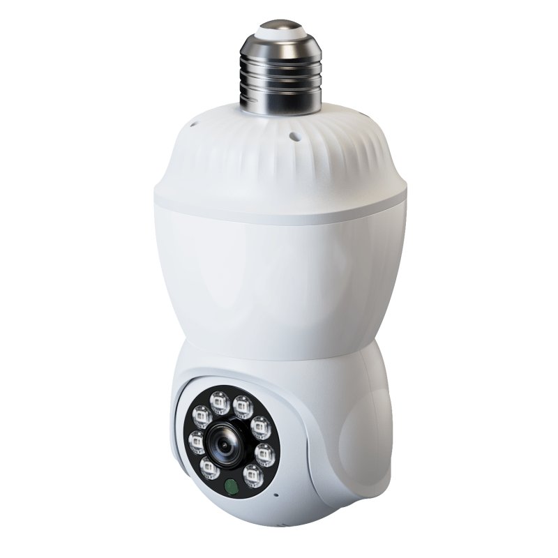 2024 hot selling wireless network 2MP bulb E27 socket two -way intercom mini PTZ HD wifi IP camera