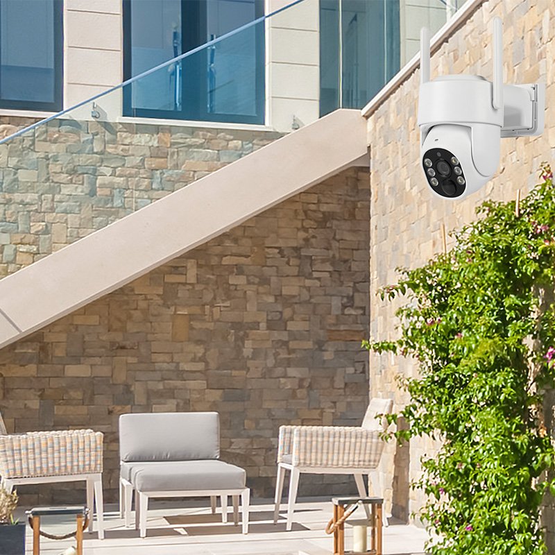 2MP Low Power PIR Wireless 355 Web Ptz Outdoor Solar Ip Wifi Security Camera System Cctv Network Camera