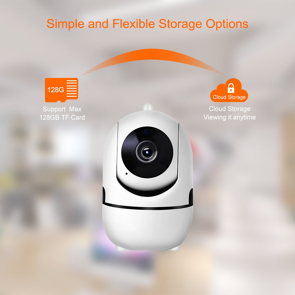 Hongnaer Full HD YCC365 Plus Smart Home Indoor Wireless WiFi PTZ IP Camera 360 Degree Baby Monitor WiFi Security Camera