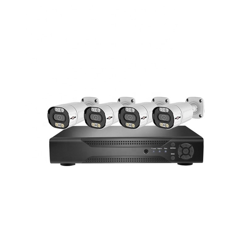 XMEYE waterproof full color night 2.0MP 5.0MP cctv 4 channels analog camera kit