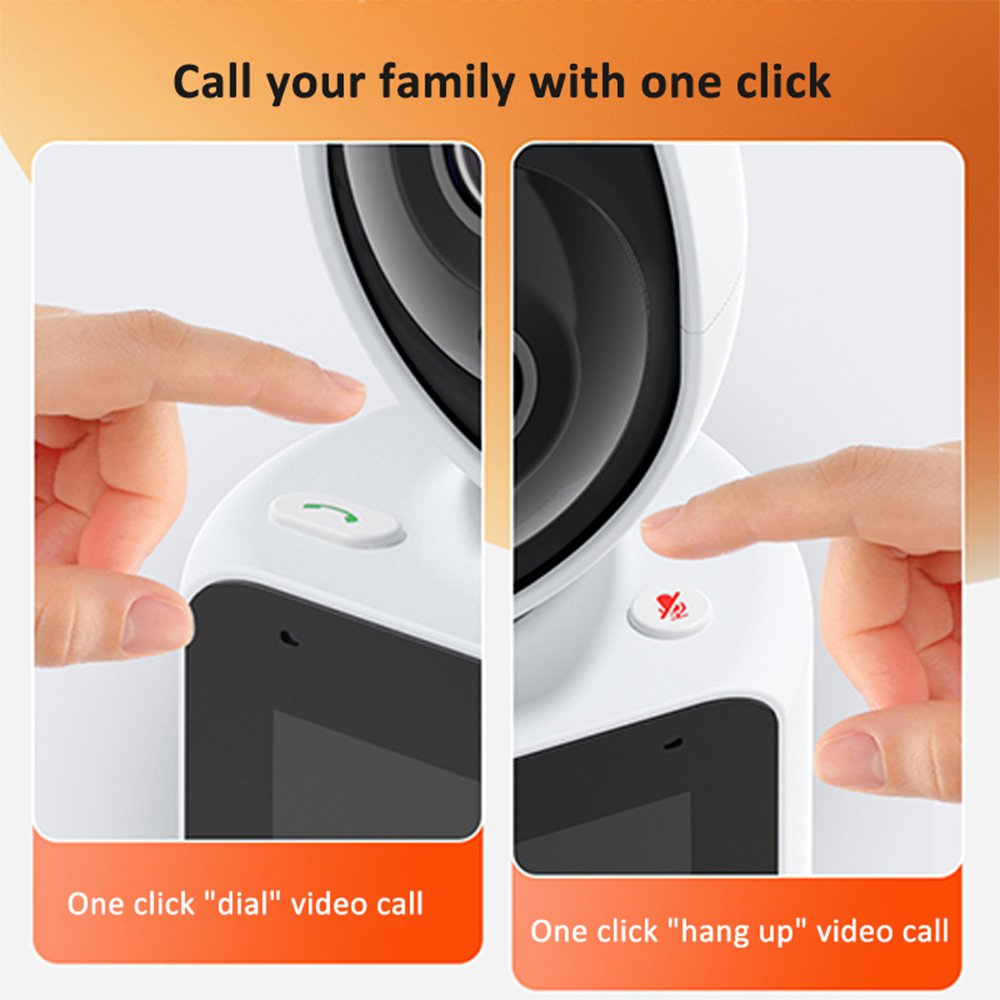KERUI 2MP 2.8In Screen WIFI Indoor PTZ Network Camera Video Call Auto Tracking Home Security Surveillance Wireless Baby Monitor