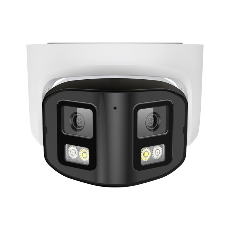 4K 8MP Dual-lens POE IP Single Wired Rotatable Security Camera with 180 Panoramic View CCTV Network Camera
