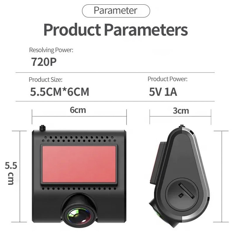 Dash Board Camera HD 720p Car Black Box Night Vision Driving Recorder Mini Dash Board Camera Car Radio With Wifi for Car Video