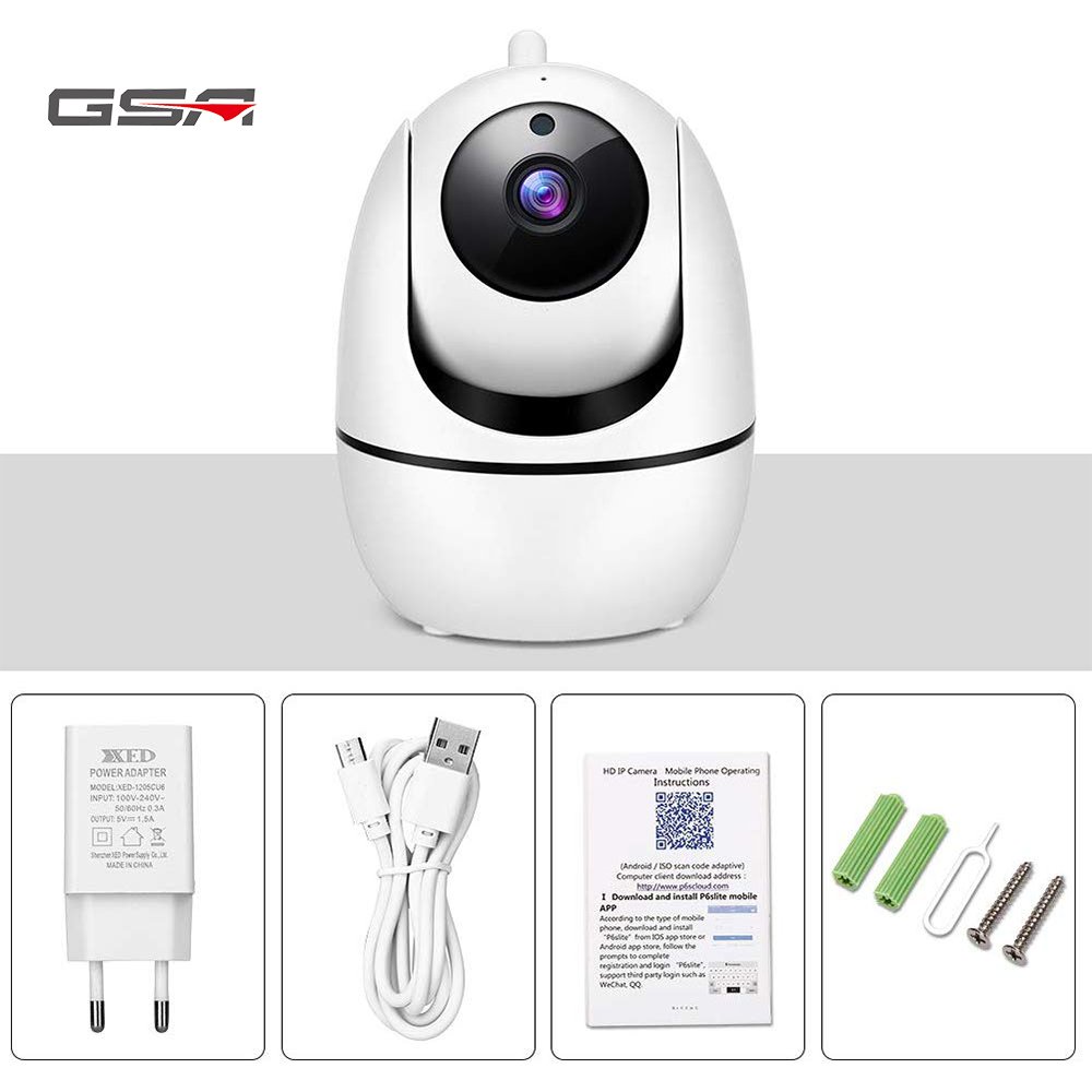 GSA 1080P Home Security IP Camera Two Way Audio Wireless Mini Camera Night Vision CCTV WiFi Camera Baby Monitor