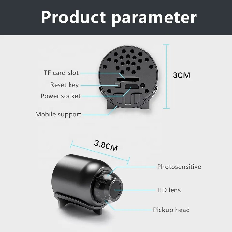 Mini Camera 1080P Video Recorder Surveillance Cameras with WIFI Smart Home Security Protection Night Vision IP Cam Baby Monitor