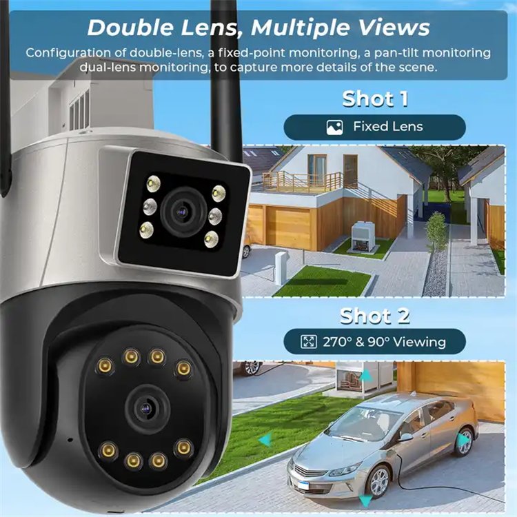6MP Wide Angle Night Vision Shooting Wireless Camcorder Mini Cctv Camera Cctv Wifi Battery Camera