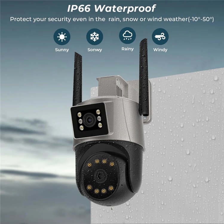 6MP Wide Angle Night Vision Shooting Wireless Camcorder Mini Cctv Camera Cctv Wifi Battery Camera