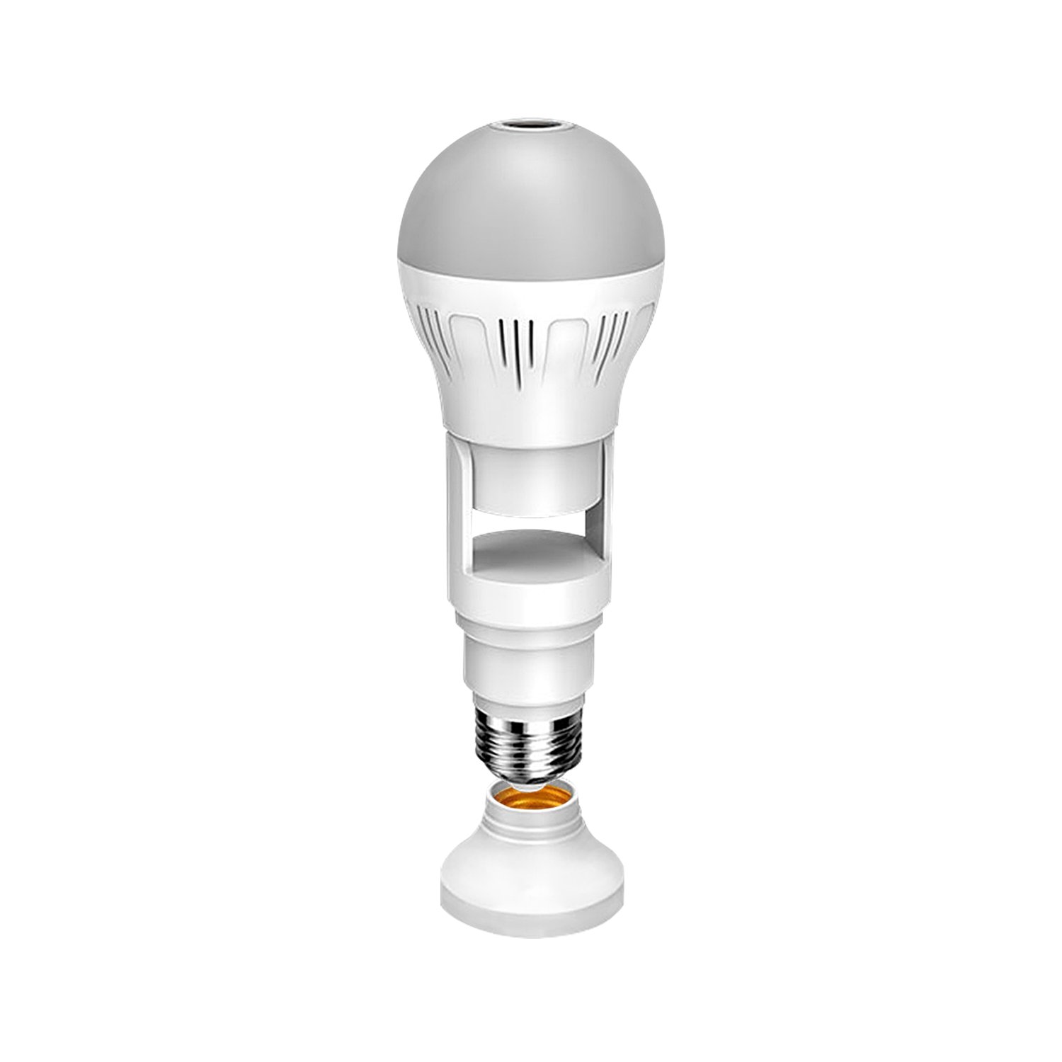 360 Wifi Panorama Camera Bulb 2MP Panoramic Night Vision Two way audio Home Video Monitor Fisheye Lamp Wifi mini Camera